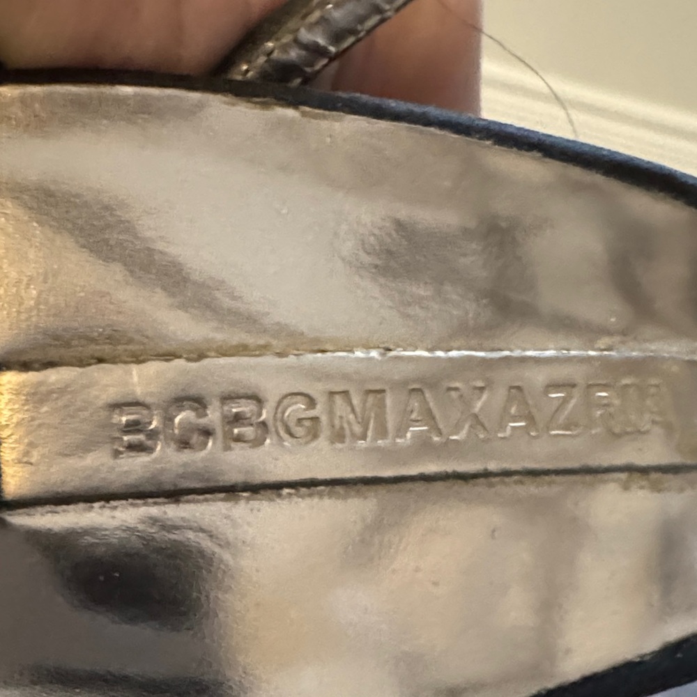 BCBGMaxAzria Black Strappy Heels - Picture 6 of 11